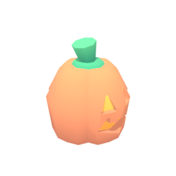 Pumpkin Tall Carved
